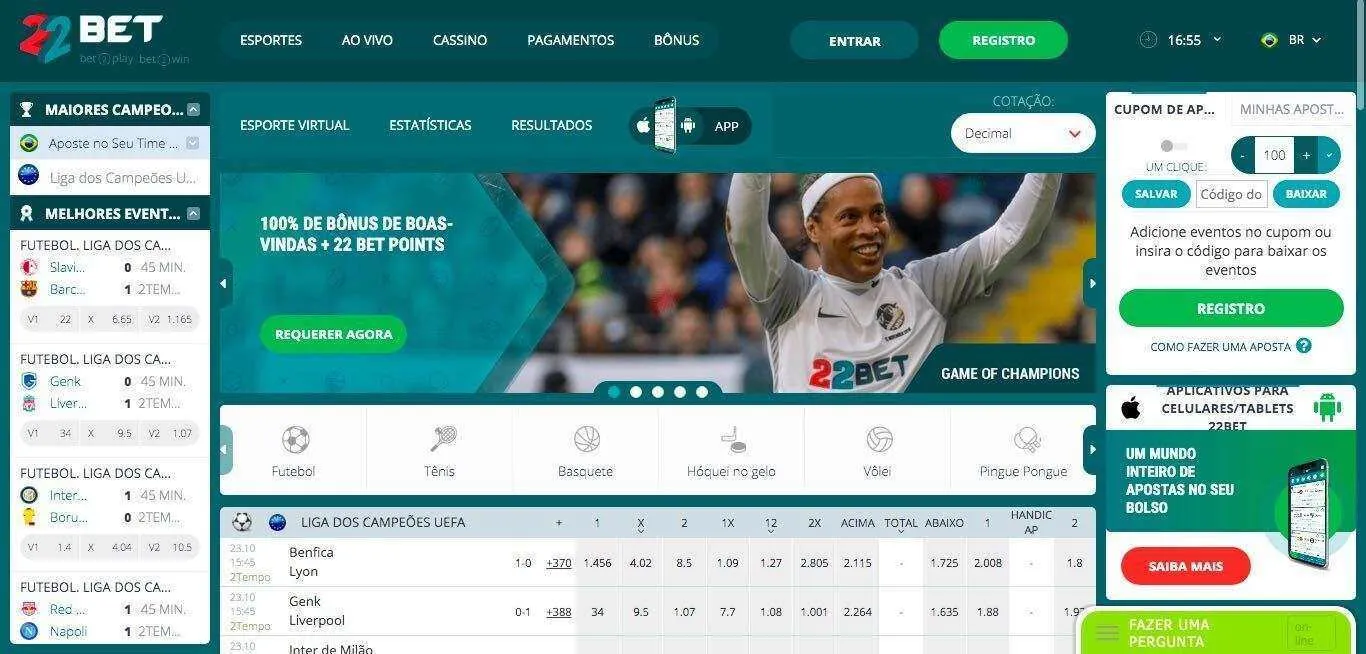 22BET Site de Apostas no Brasil