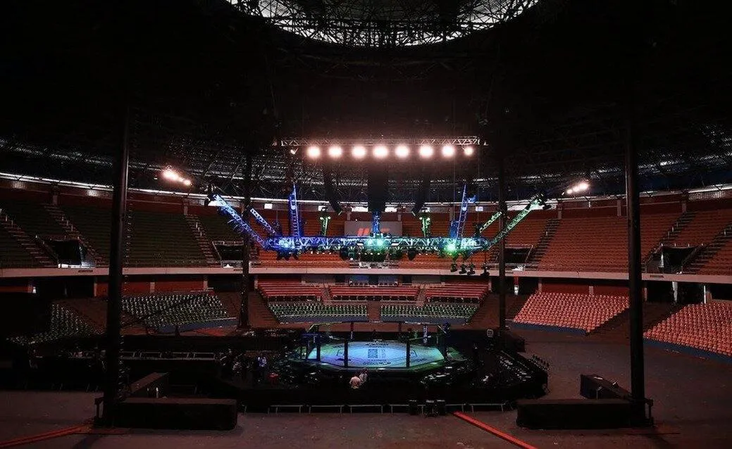 O octógono do UFC montado em Brasília; apostas em MMA estão em alta no Brasil