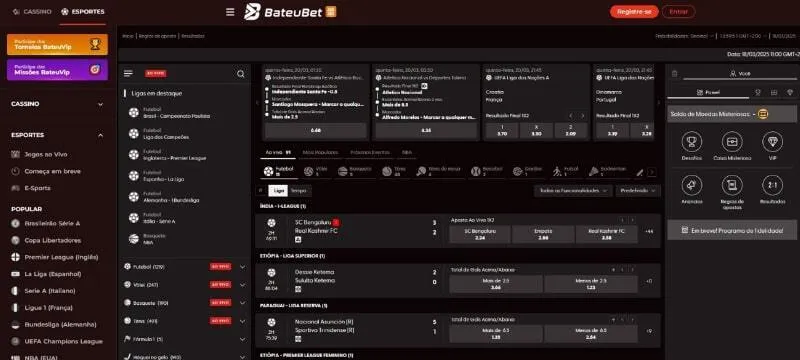 BateuBet ao vivo