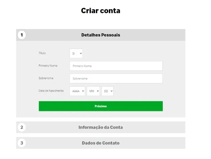 Cadastro em Betway Brasil