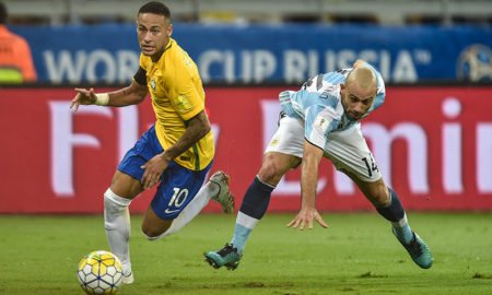 Neymar, do Brasil, e Mascherano, da Argentina, destaques da Copa América