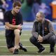 O quarterback Sam Darnold, bem cotado nas apostas no Draft do futebol americano da NFL