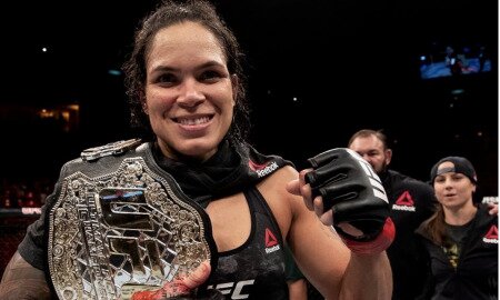 Amanda Nunes é campeã peso-galo e peso-pena do UFC