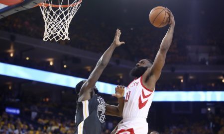 James Harden Houston Rockets v Golden State Warriors