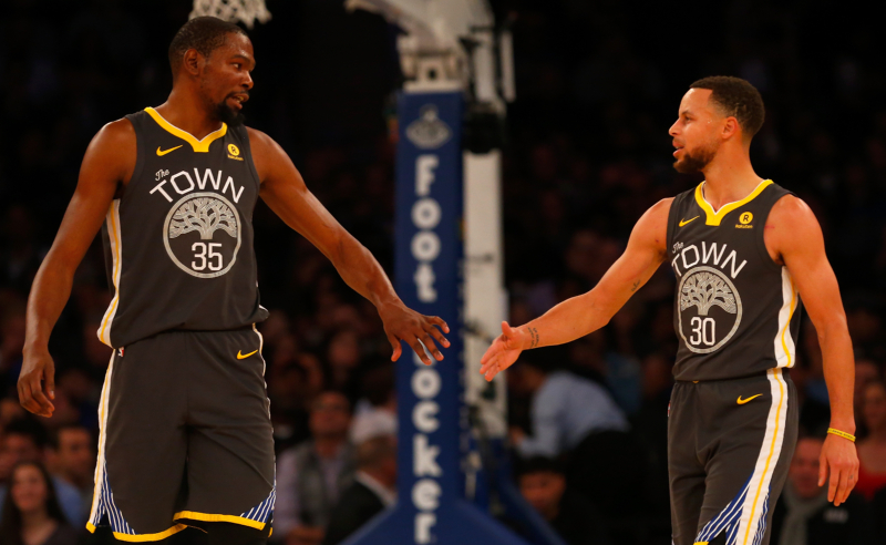 Kevin Durant e Stephen Curry - Golden State Warriors