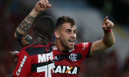 Comemoração do Flamengo, um dos eternos favoritos nas casas de apostas