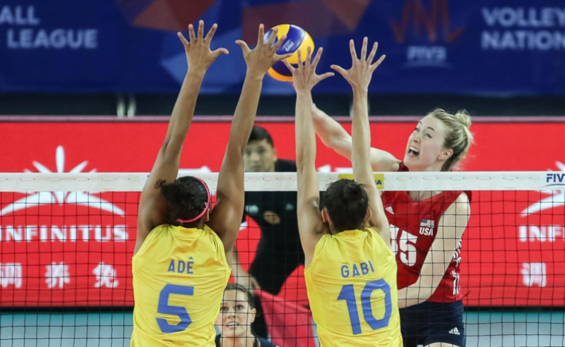 Brasil vs EUA Liga das Nações