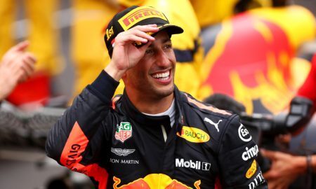 O australiano Daniel Ricciardo, piloto da Red Bull na Fórmula 1