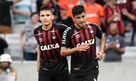 Jogadores do Atlético-PR