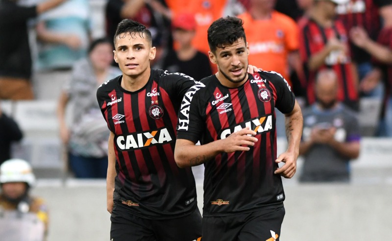 Jogadores do Atlético-PR