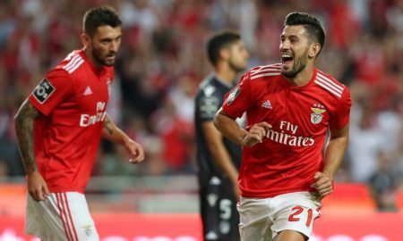 Jogadores do time Benfica