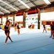 Treino da equipe do Flamengo de Ginástica Artística