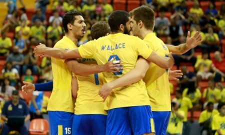 Jogadores da Seleção Brasileira de Vôlei Masculino