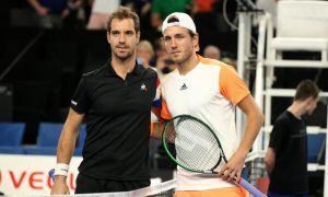 Lucas Pouille e Richard Gasquet da França