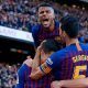 Rafinha e outros jogadores do Barcelona