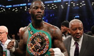 Deontay Wilder após vitória contra Luis Ortiz