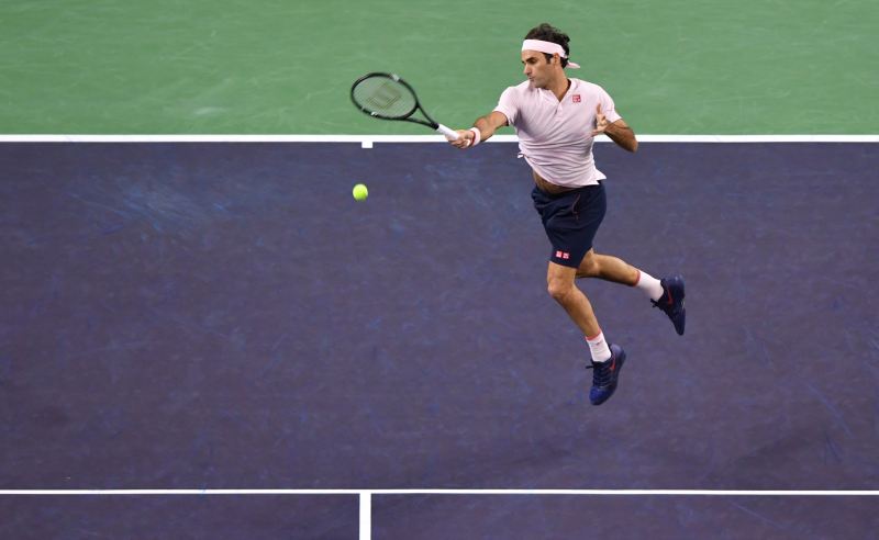 O tenista Roger Federer