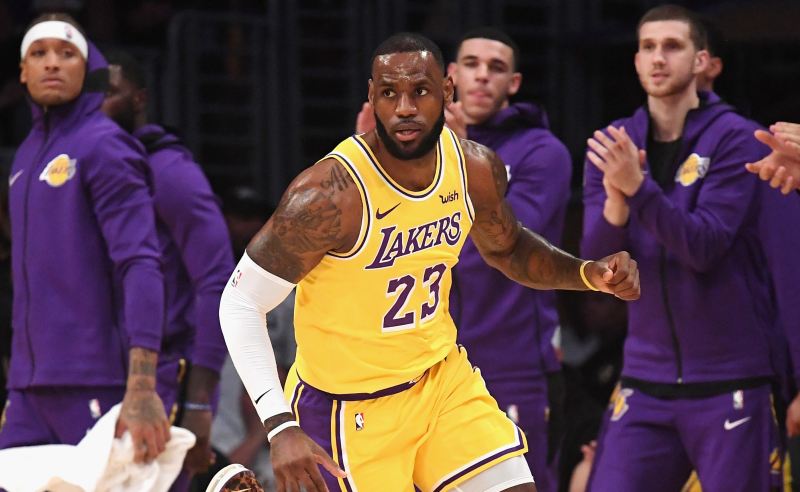 LeBron James dos Lakers
