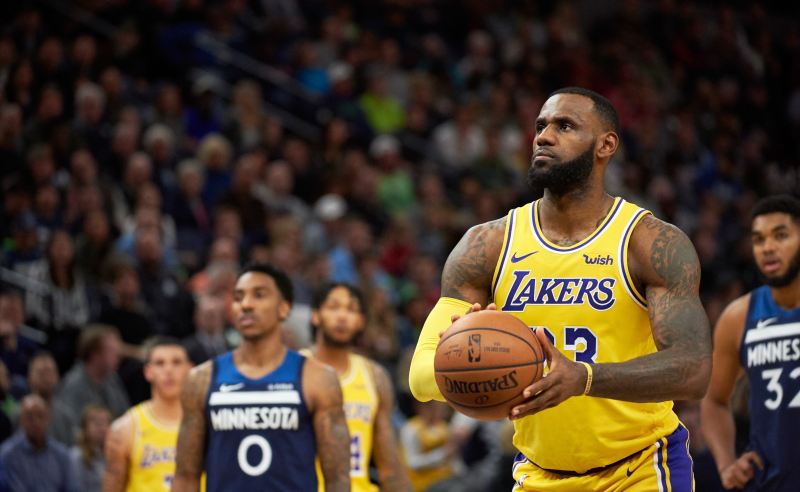 LeBron James dos Los Angeles Lakers