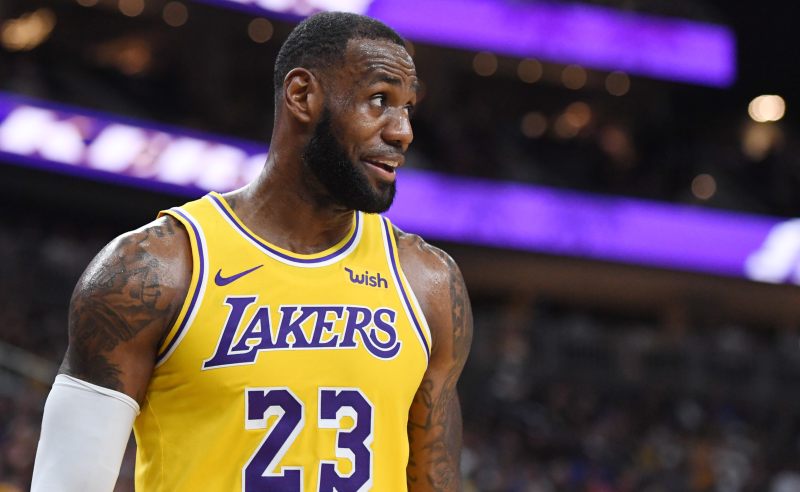 LeBron James dos Lakers