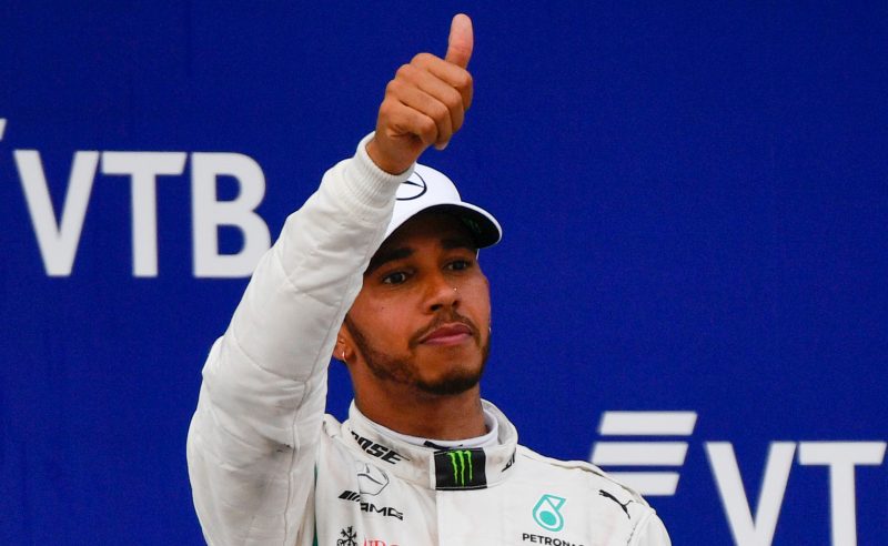 Lewis Hamilton da Mercedes
