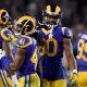 Todd Gurley e Marqui Christian do Los Angeles Rams