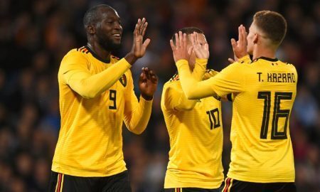 Lukaku e Hazard da Bélgica