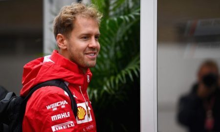 Sebastian Vettel da Ferrari
