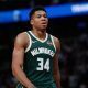 Giannis Antetokounmpo dos Milwaukee Bucks