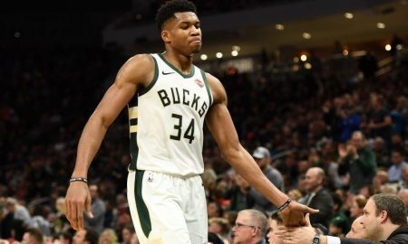 Giannis Antetokounmpo dos Milwaukee Bucks