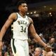 Giannis Antetokounmpo dos Milwaukee Bucks