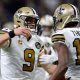 Drew Brees e Michael Thomas dos New Orleans Saints