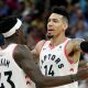 Danny Green e PAscal Siakam dos Toronto Raptors