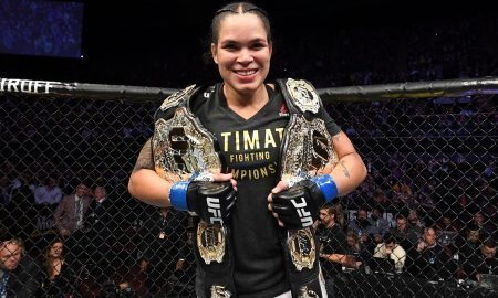 Amanda Nunes conquistou cinturão peso pena no UFC 232