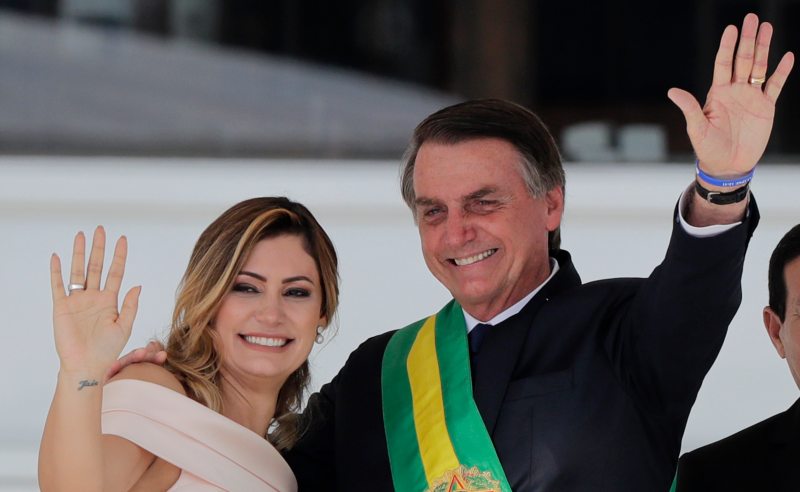 Bolsonaro em sua posse