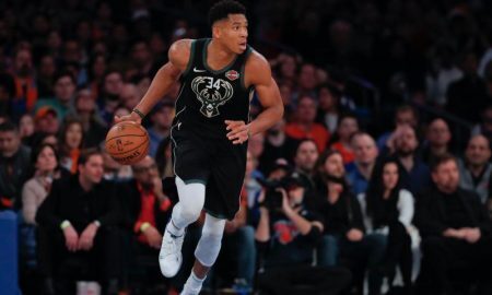 Giannis Antetokounmpo dos Milwaukee Bucks