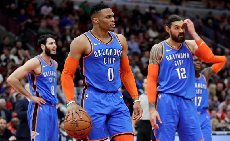Jogadores dos Oklahoma City Thunder