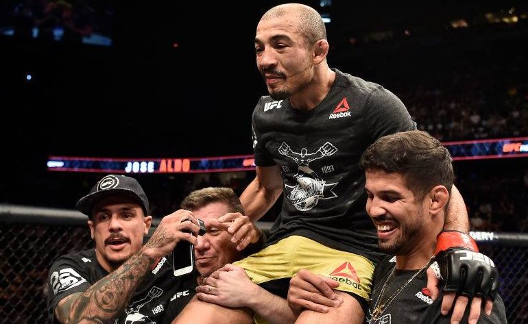 José Aldo venceu Jeremy Stephens por nocaute em sua última apresentação no UFC