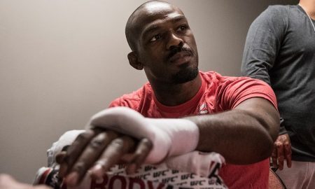 Jon Jones nos bastidores do UFC 232