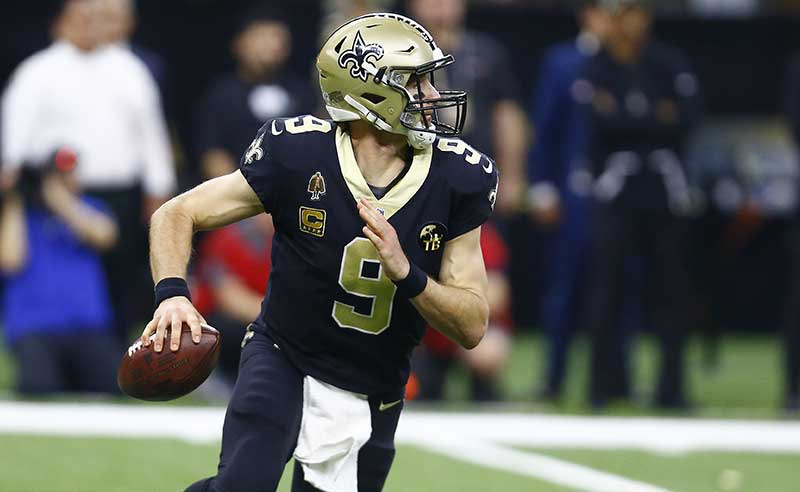 Drew Brees dos New Orleans Saints