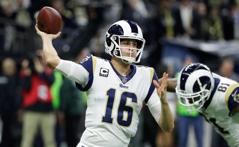 Jared Goff dos Los Angeles Rams