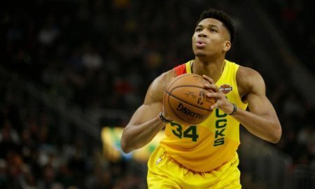 Giannis Antetokounmpo dos Milwaukee Bucks