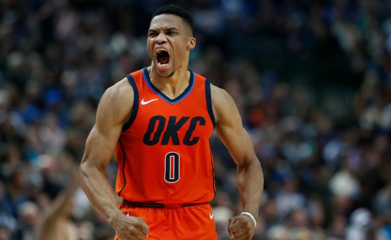 Russell Westbrook dos Oklahoma City Thunder
