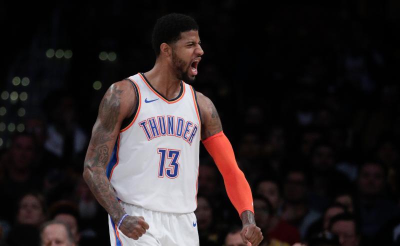 Paul George dos Oklahoma City Thunder