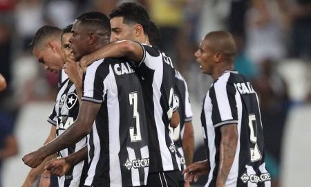 Jogadores do Botafogo