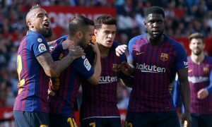 Jogadores do Barcelona