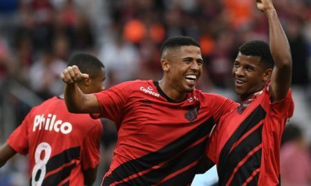 Jogadores do Athletico-PR