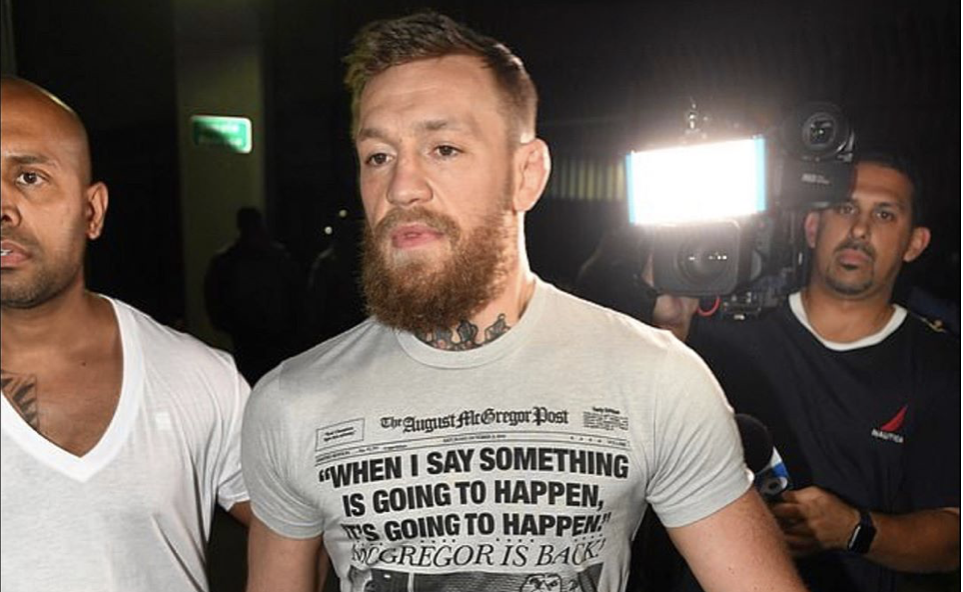 Conor McGregor foi detido em uma mansão em Miami Beach, Estados Unidos