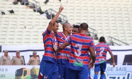 Jogadores do Fortaleza