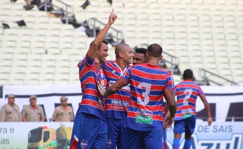 Jogadores do Fortaleza